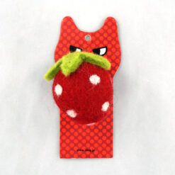 Alternative view of 毛絨絨草莓貓玩具