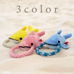 Alternative view of 海豚表演棉繩玩具