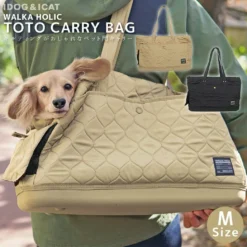 葫蘆圖案絎縫Tote狗袋(M)